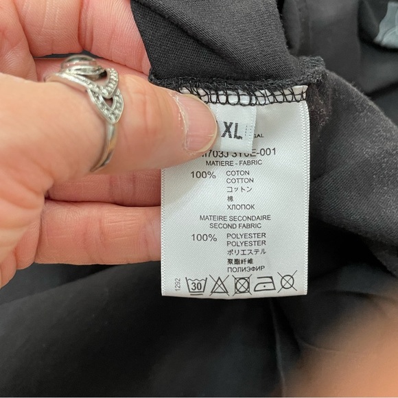 EUC Men’s Size X-Large Givenchy Star Print Graphic Cotton Tee Black/Multicolored - Picture 8 of 11
